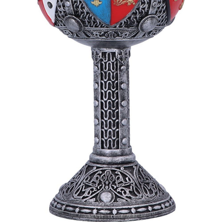 English Three Lions Shield St George Henry IV Wine Goblet B3231H7
