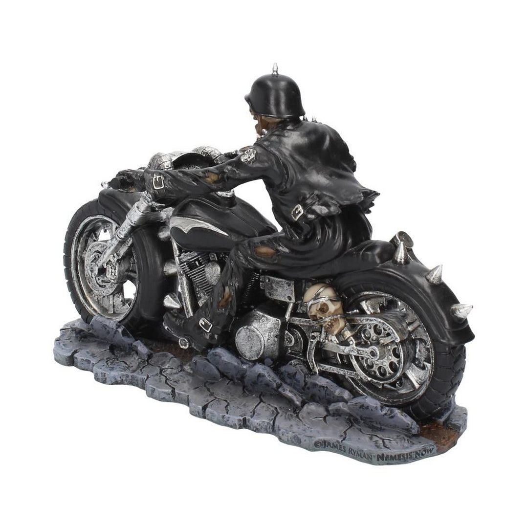 Hell on the Highway Skeleton Motorbike Ornament Figurine by James Ryman B3270H7