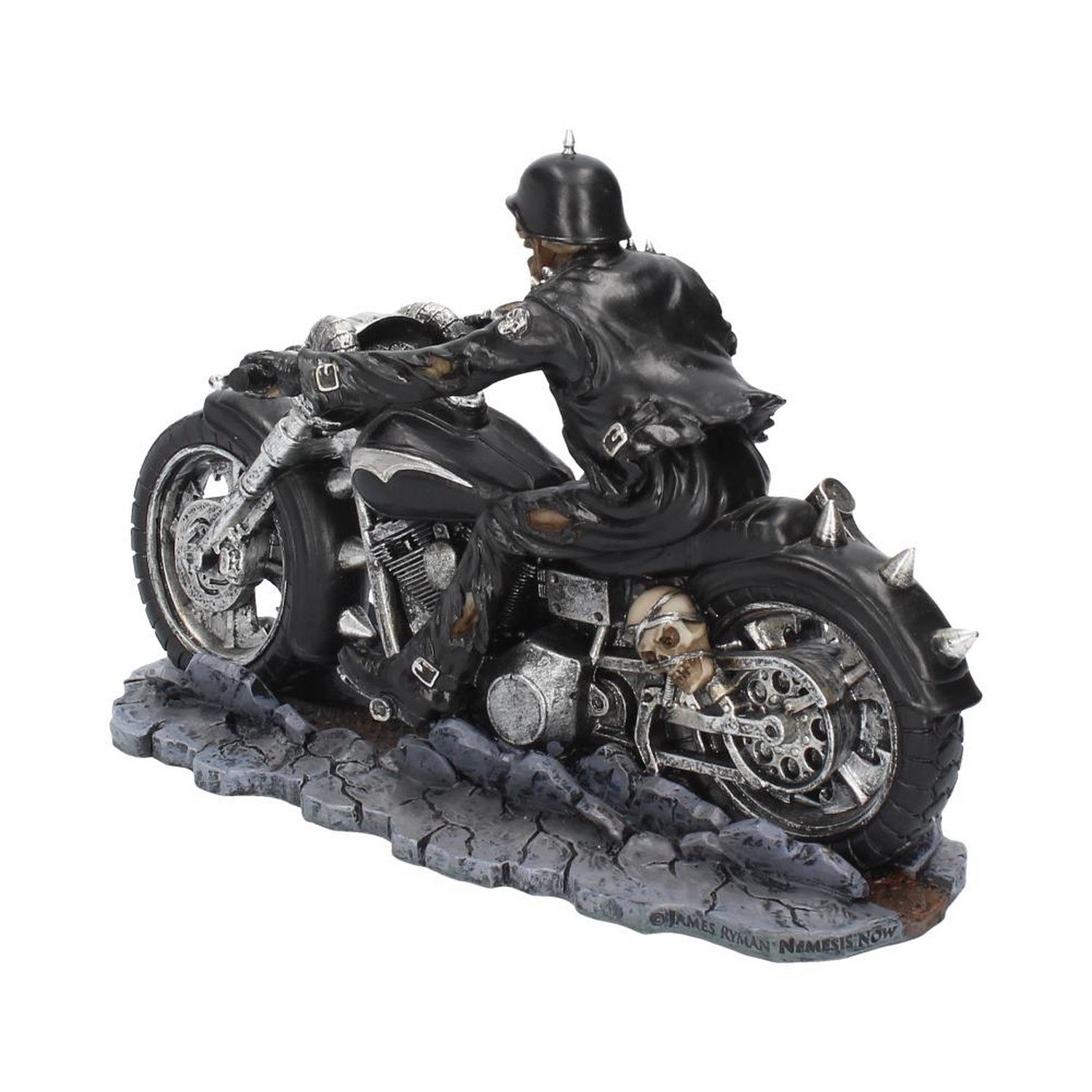 Hell on the Highway Skeleton Motorbike Ornament Figurine by James Ryman B3270H7