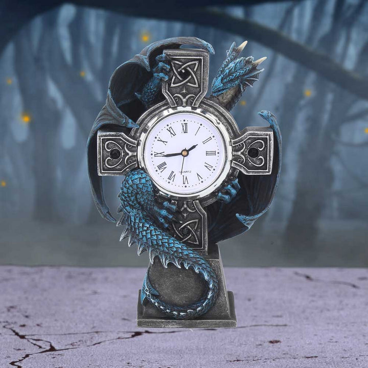 Draco Clock by Anne Stokes 17.8cm B3602J7