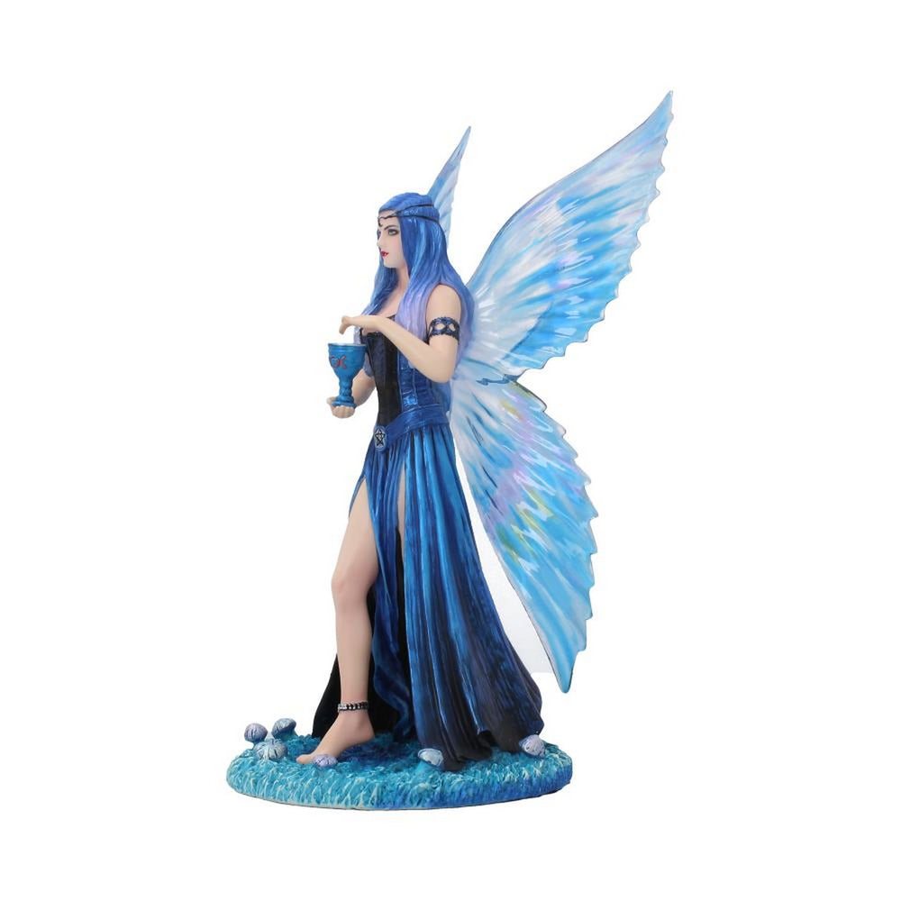 Anne Stokes Enchantment Blue Fairy with Goblet Figurine B3619J7