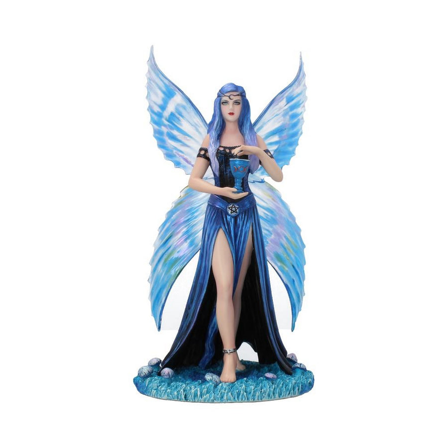 Anne Stokes Enchantment Blue Fairy with Goblet Figurine B3619J7