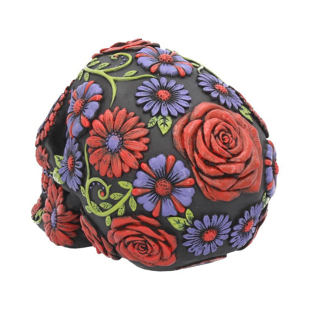 Sugar Blooms Skull Ornament 18cm B3621J7