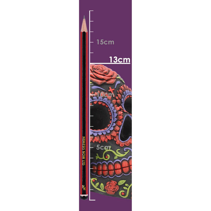 Sugar Blooms Skull Ornament 18cm B3621J7