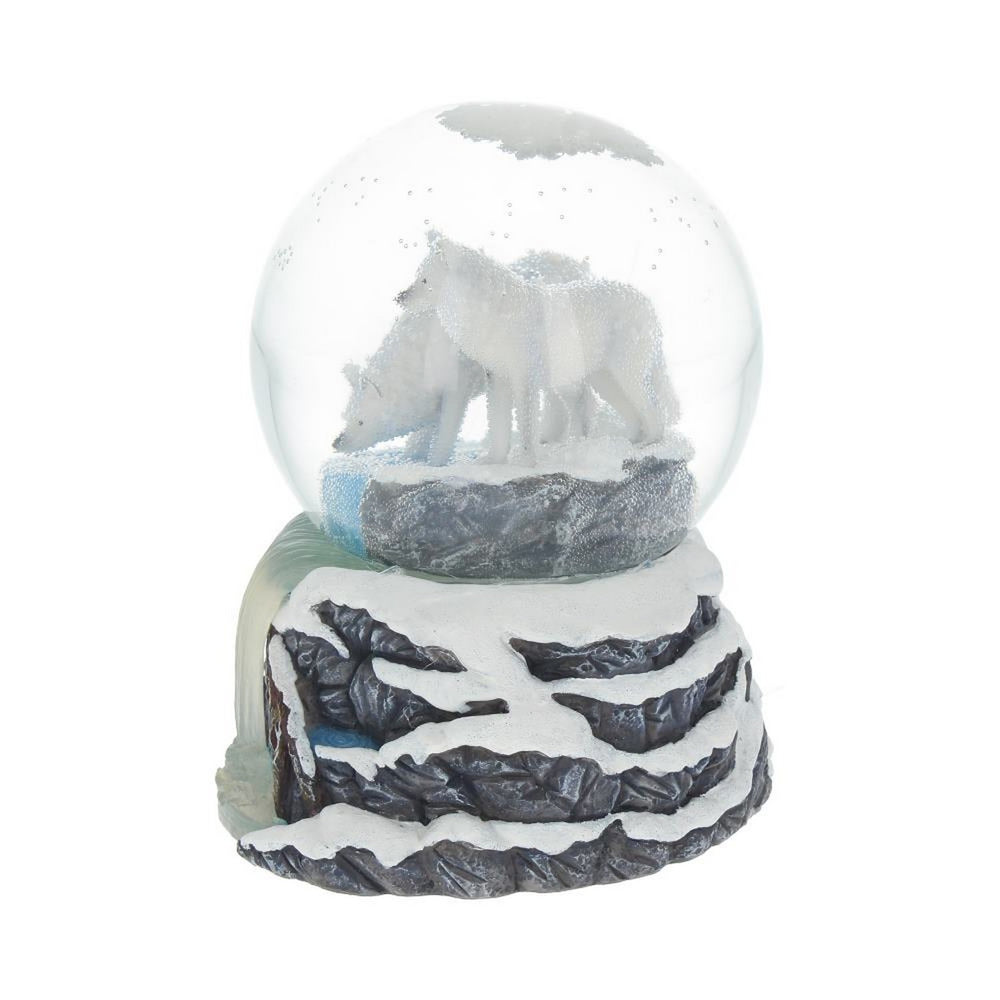 Lisa Parker Warriors of Winter Wolf Snowglobe B3652J7