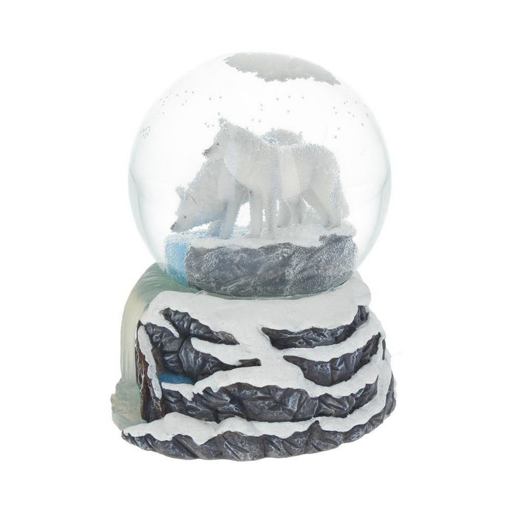 Lisa Parker Warriors of Winter Wolf Snowglobe B3652J7