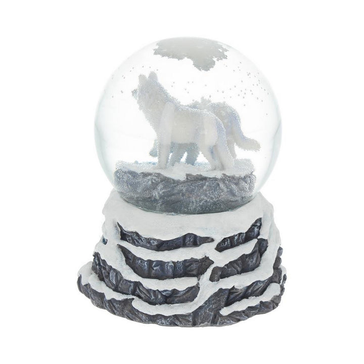 Lisa Parker Warriors of Winter Wolf Snowglobe B3652J7