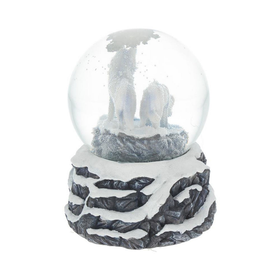 Lisa Parker Warriors of Winter Wolf Snowglobe B3652J7