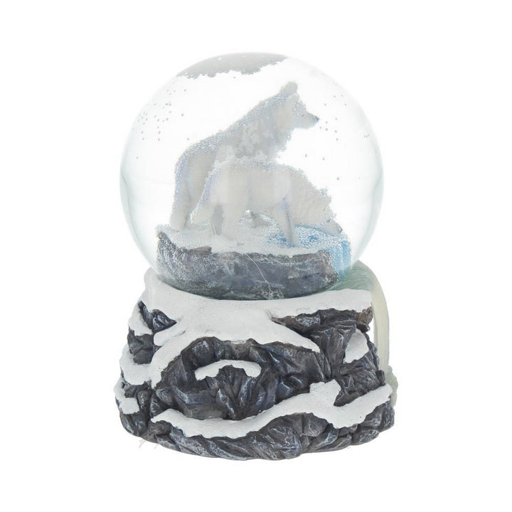 Lisa Parker Warriors of Winter Wolf Snowglobe B3652J7