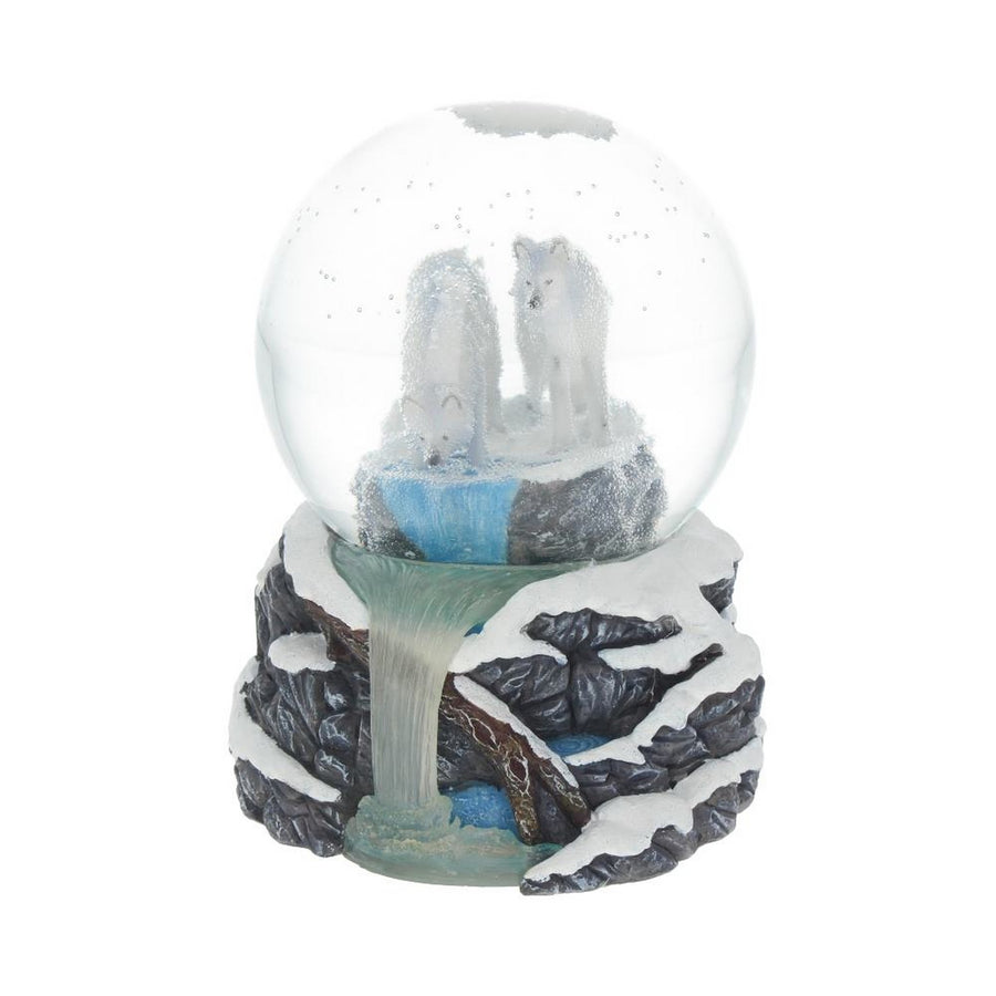 Lisa Parker Warriors of Winter Wolf Snowglobe B3652J7