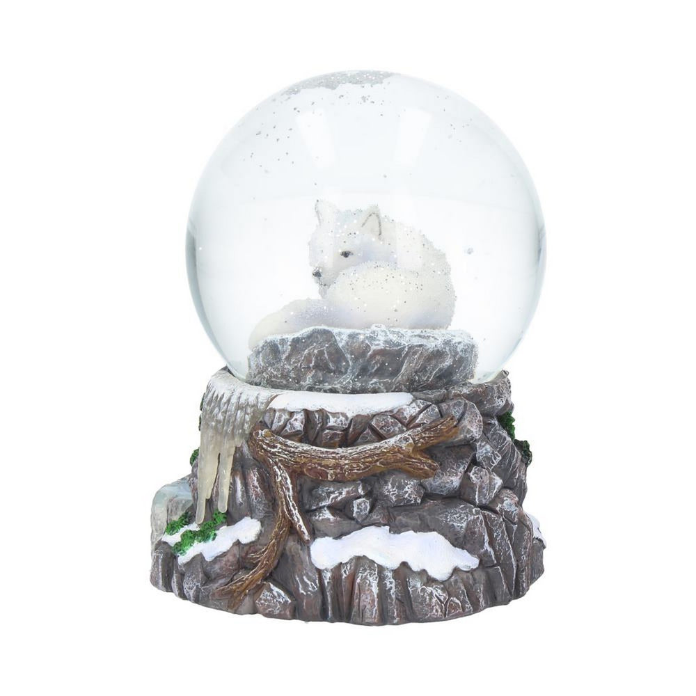 Lisa Parker Guardian of the North Wolf Snowglobe B3653J7