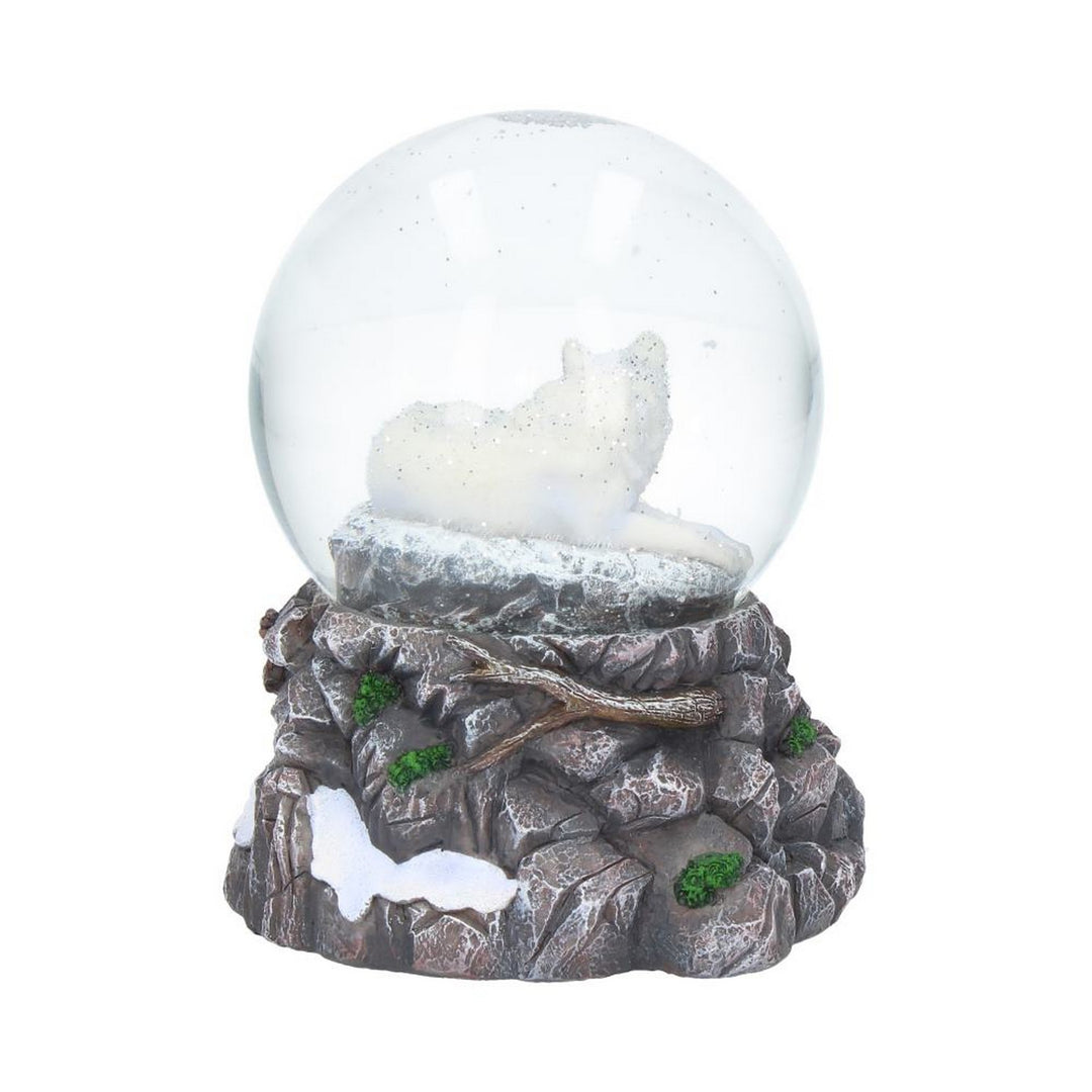 Lisa Parker Guardian of the North Wolf Snowglobe B3653J7