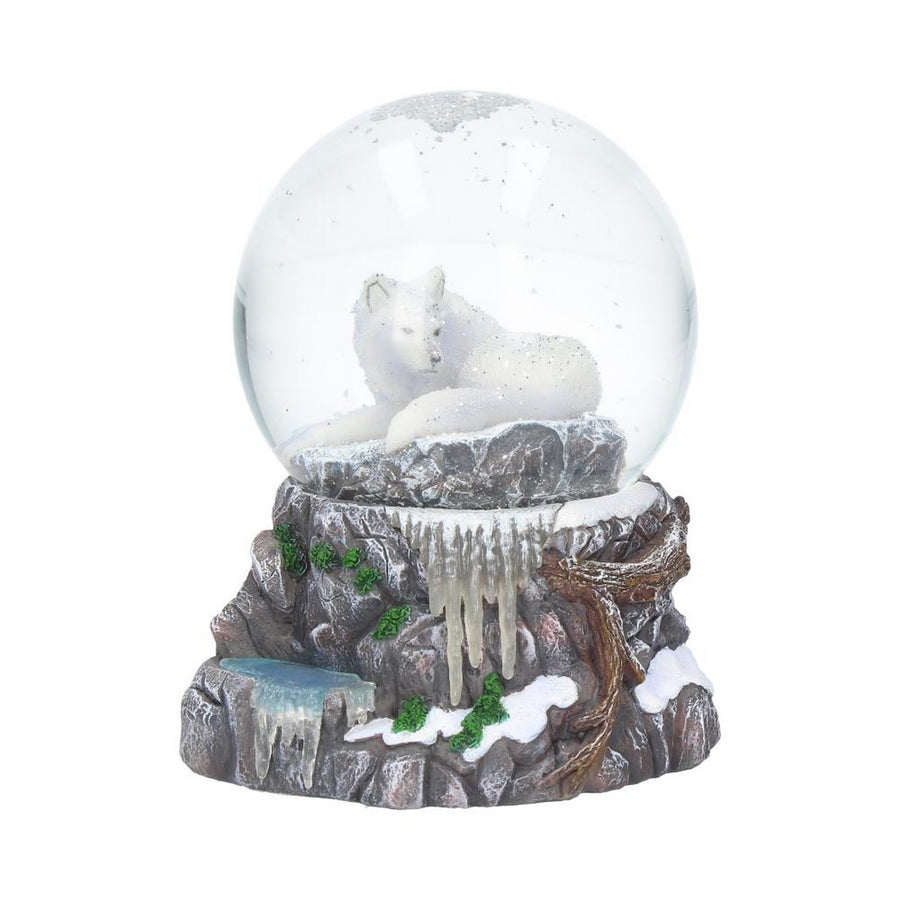 Lisa Parker Guardian of the North Wolf Snowglobe B3653J7