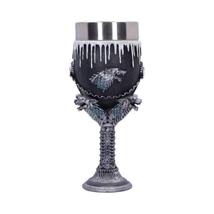 Game of Thrones House Stark Goblet Wine Glass 17.5cm B3701J7