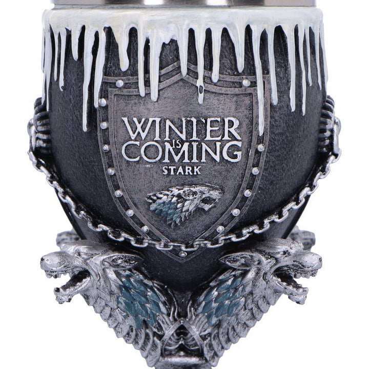 Game of Thrones House Stark Goblet Wine Glass 17.5cm B3701J7