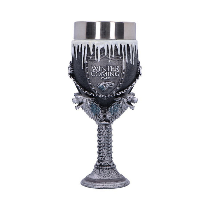 Game of Thrones House Stark Goblet Wine Glass 17.5cm B3701J7