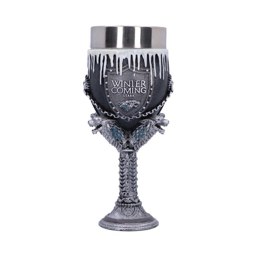 Game of Thrones House Stark Goblet Wine Glass 17.5cm B3701J7