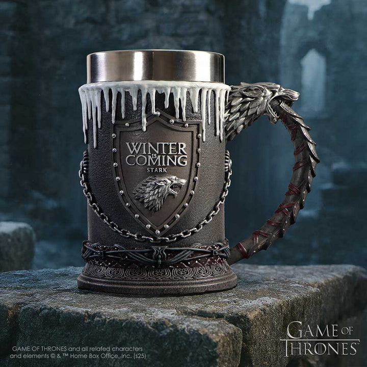 Game of Thrones House Stark Tankard Mug 14.7cm B3702J7