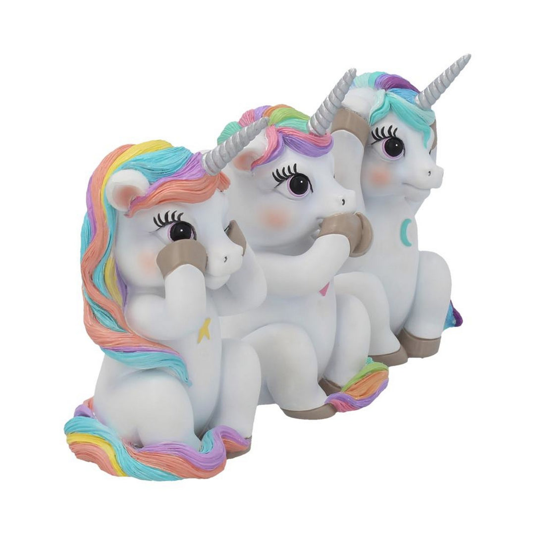 Three Wise Cutiecorns Ornament Cute Unicorn Figurine Set B3715K8