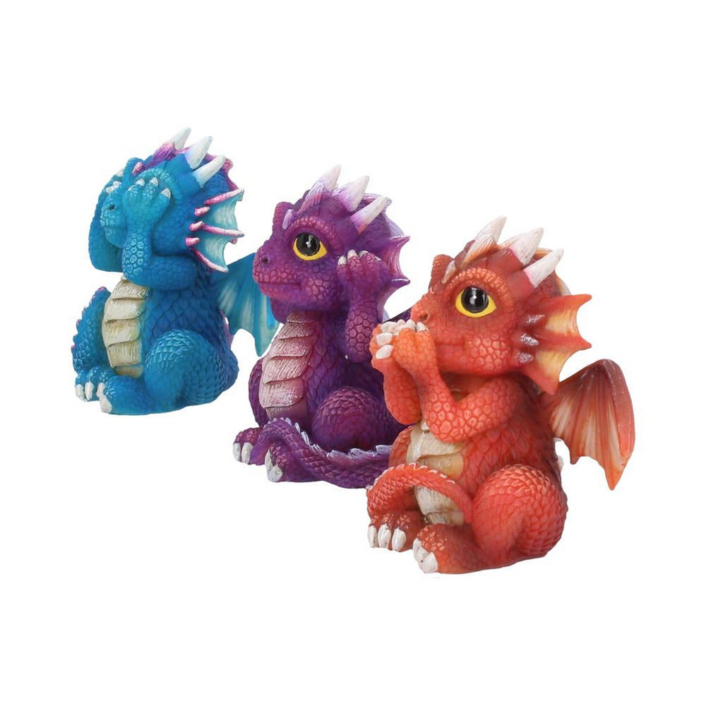 Nemesis Now Three Wise Dragonlings Figurines Dragon Ornaments B3756K8