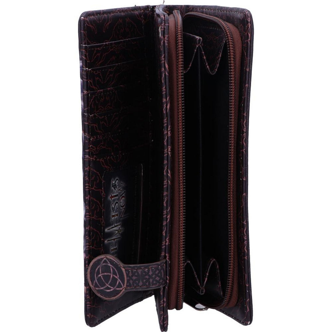 Anne Stokes Soul Bond Wolf Embossed Purse B3929K8