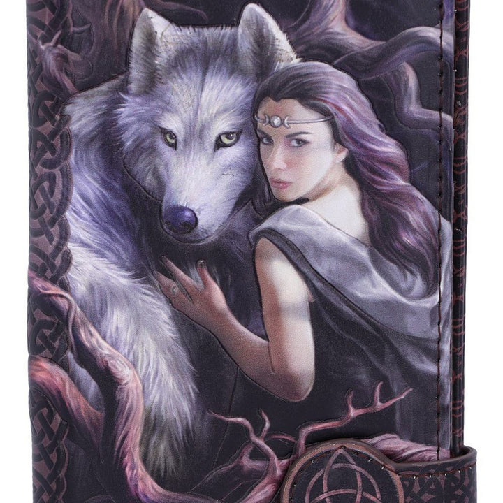 Anne Stokes Soul Bond Wolf Embossed Purse B3929K8