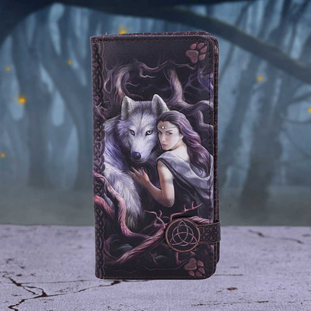 Anne Stokes Soul Bond Wolf Embossed Purse B3929K8