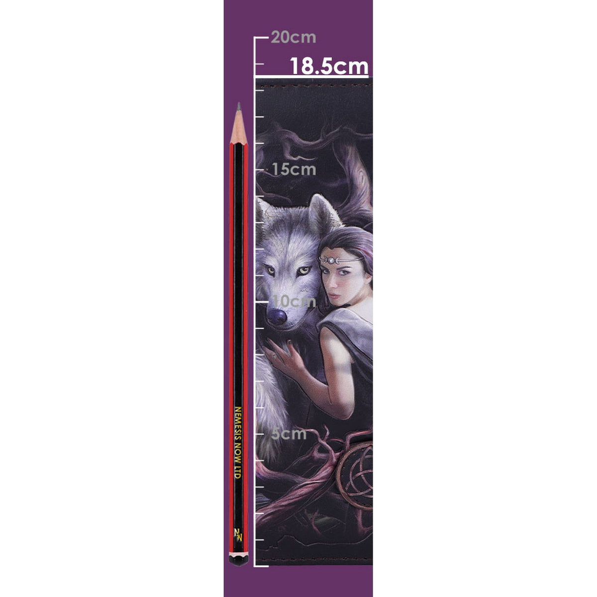 Anne Stokes Soul Bond Wolf Embossed Purse B3929K8
