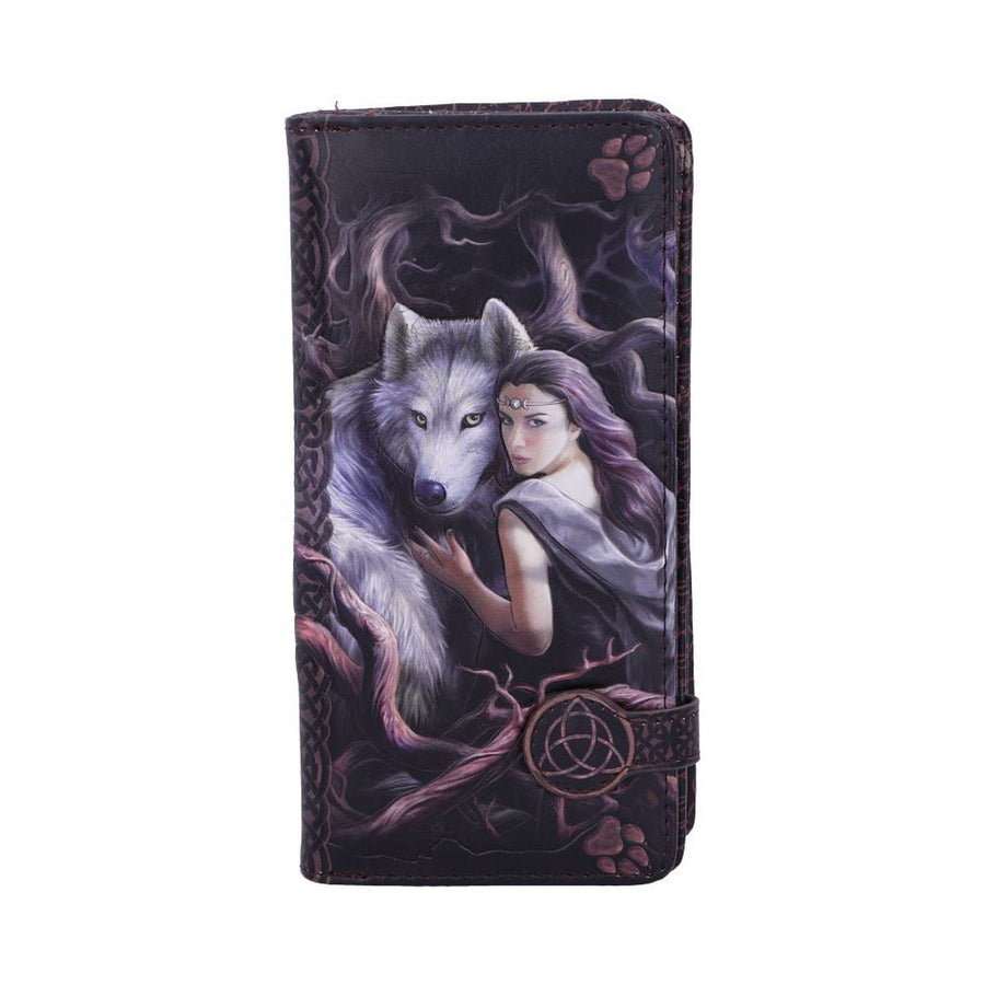 Anne Stokes Soul Bond Wolf Embossed Purse B3929K8
