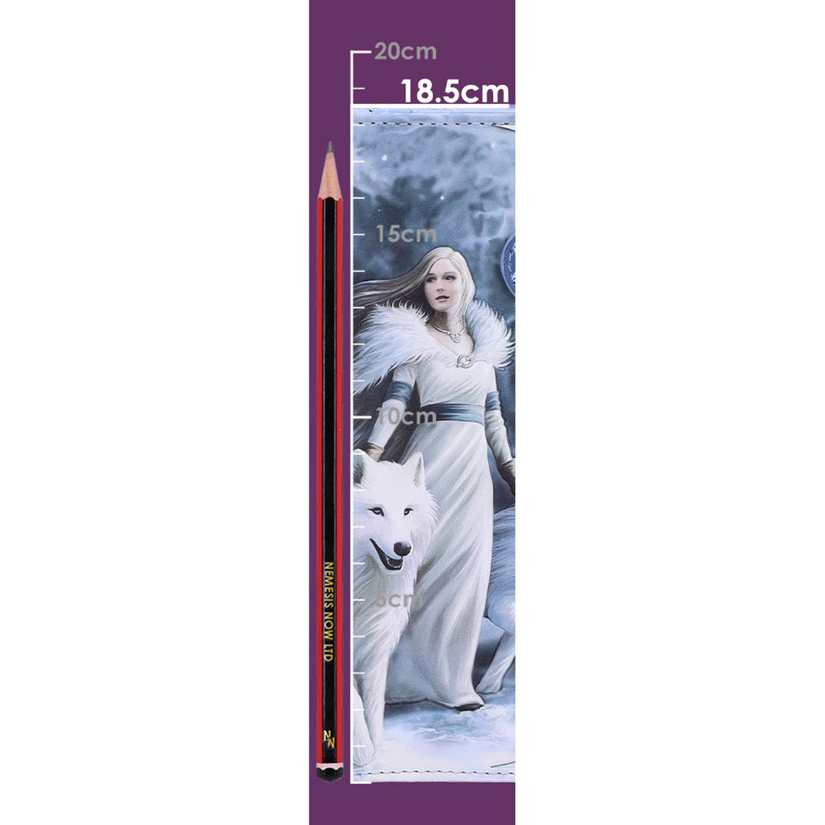 Anne Stokes Winter Guardians Wolf Embossed Purse B3930K8