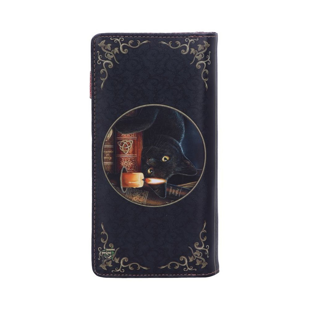 Nemesis Now Lisa Parker Witching Hour Cat Witch Purse Black 18.5cm B3939K8