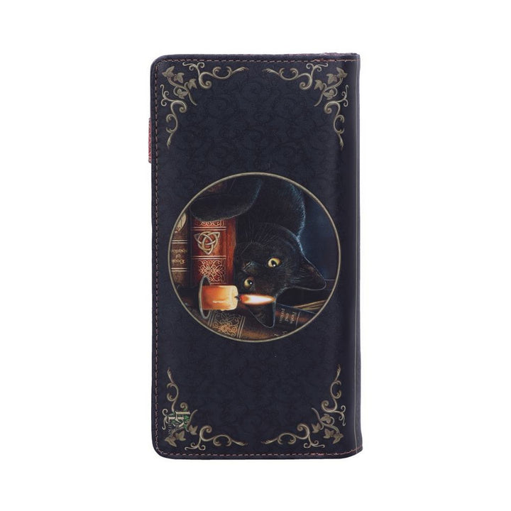 Nemesis Now Lisa Parker Witching Hour Cat Witch Purse Black 18.5cm B3939K8