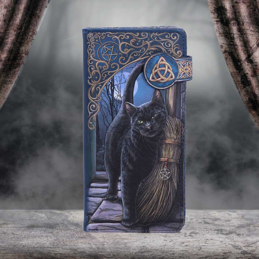 Nemesis Now Lisa Parker A Brush With Magick Cat Purse Navy 18.5cm B3941K8