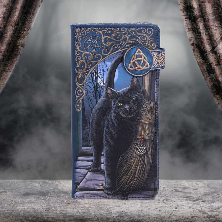 Nemesis Now Lisa Parker A Brush With Magick Cat Purse Navy 18.5cm B3941K8