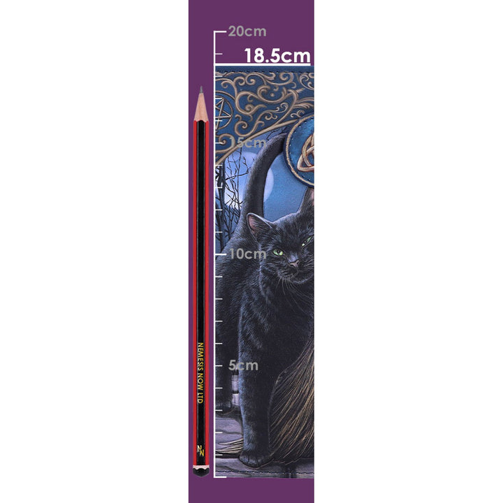 Nemesis Now Lisa Parker A Brush With Magick Cat Purse Navy 18.5cm B3941K8