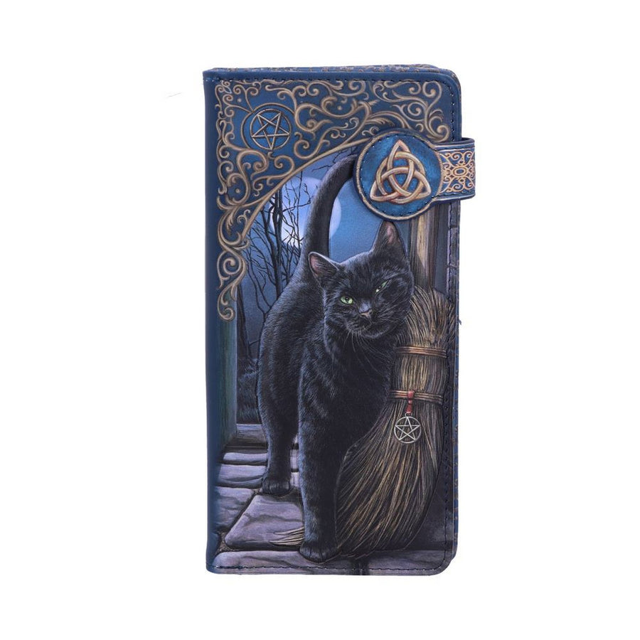 Nemesis Now Lisa Parker A Brush With Magick Cat Purse Navy 18.5cm B3941K8