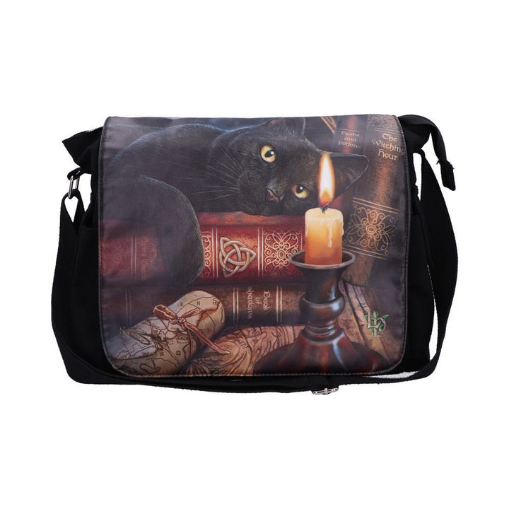Witching Hour Cat Messenger Bag by Lisa Parker B3963K8