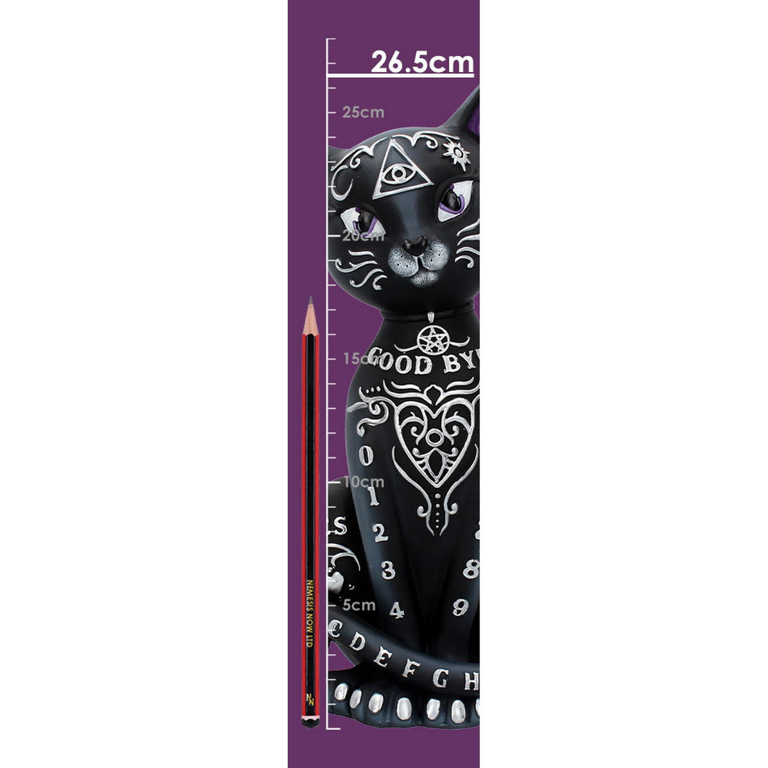 Mystic Kitty Figurine Spirit Board Black Cat Ornament B4026K8