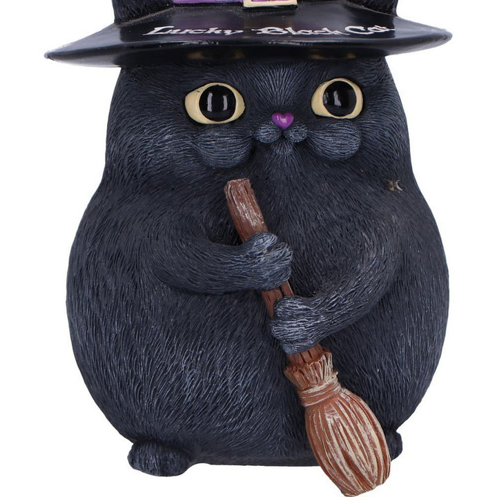 Lucky Black Cat Snapcat Ornament Filter Cute Cat Figurine B4088M8