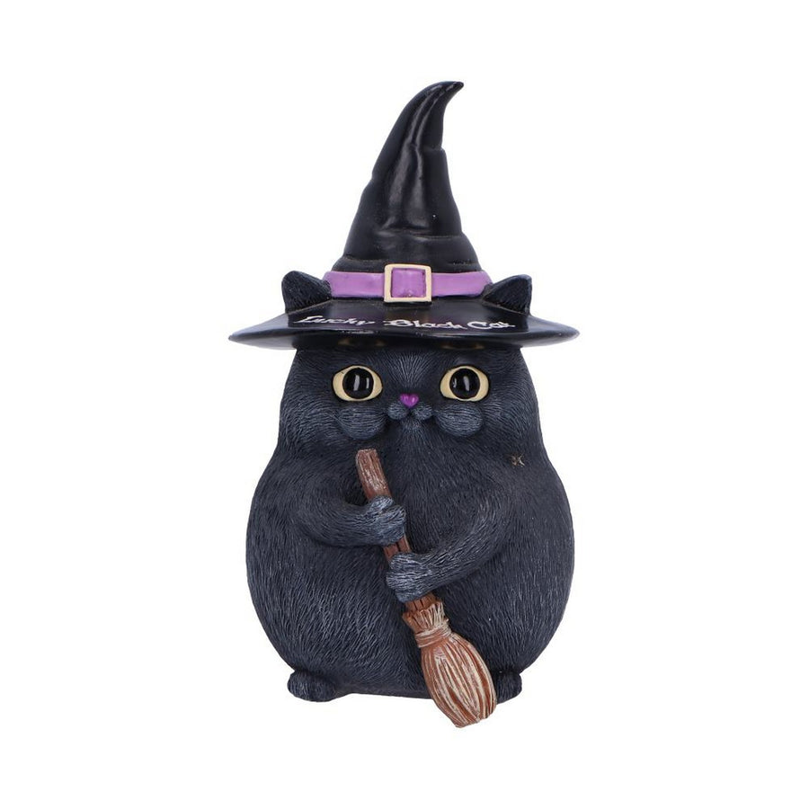 Lucky Black Cat Snapcat Ornament Filter Cute Cat Figurine B4088M8