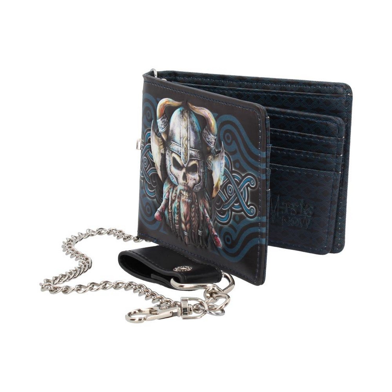 Nemesis Now Danegeld Viking Wallet with Decorative Chain Black 11cm B4104M8