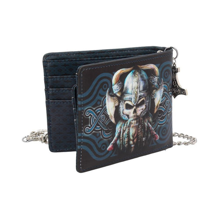 Nemesis Now Danegeld Viking Wallet with Decorative Chain Black 11cm B4104M8