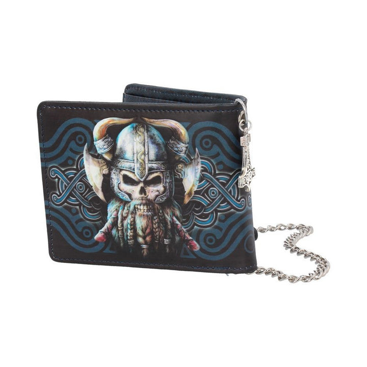 Nemesis Now Danegeld Viking Wallet with Decorative Chain Black 11cm B4104M8