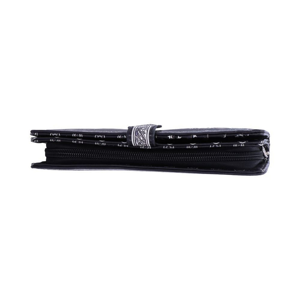 Nemesis Now Spirit Board Embossed Purse Ouija Wallet Black 18.5cm B4106M8