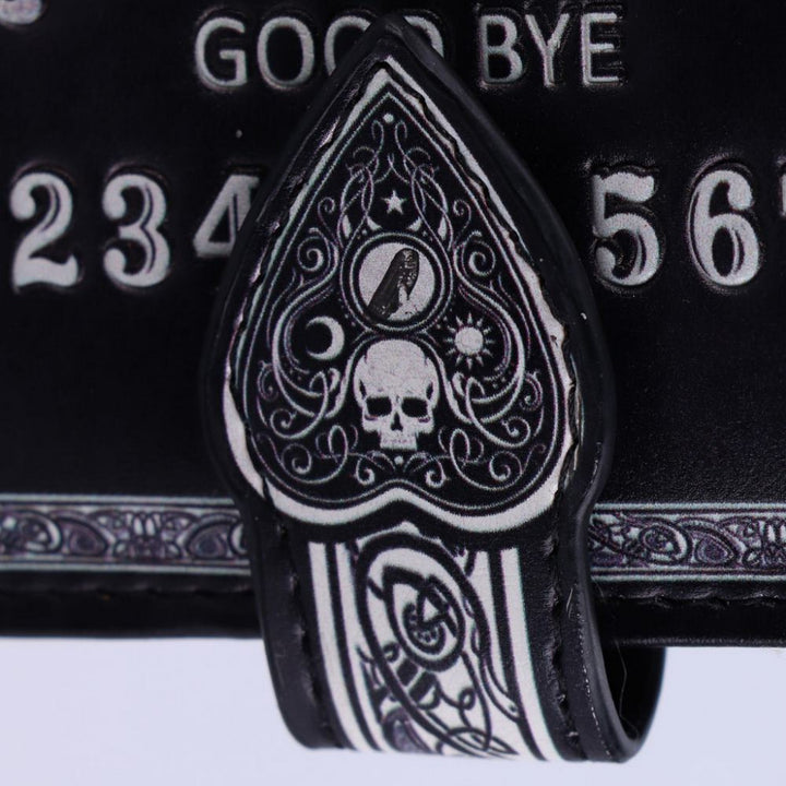 Nemesis Now Spirit Board Embossed Purse Ouija Wallet Black 18.5cm B4106M8