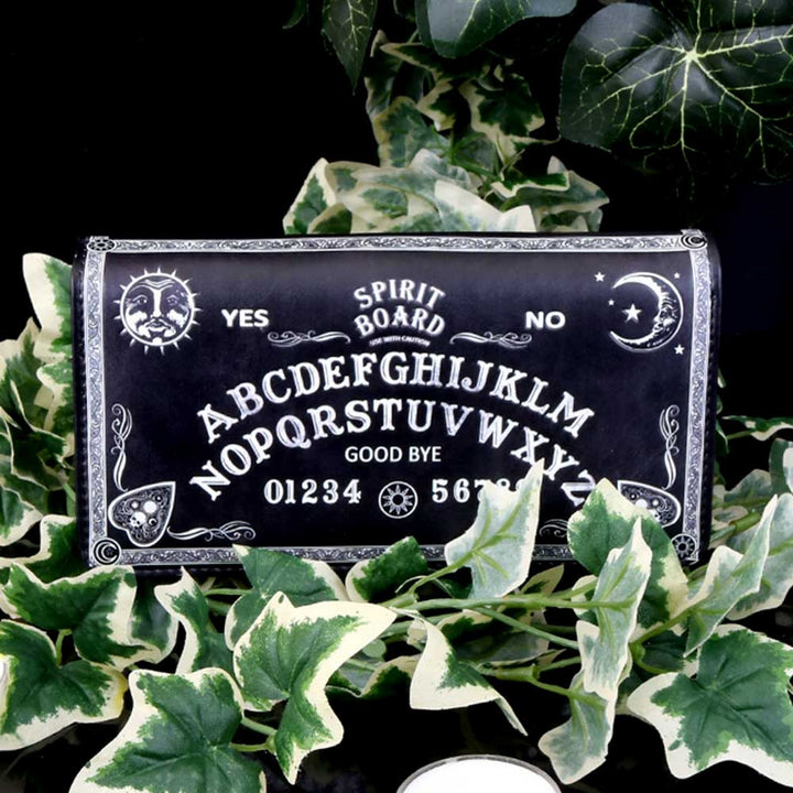 Nemesis Now Spirit Board Embossed Purse Ouija Wallet Black 18.5cm B4106M8