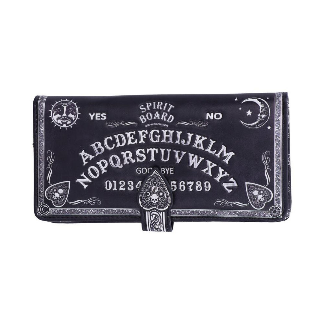 Nemesis Now Spirit Board Embossed Purse Ouija Wallet Black 18.5cm B4106M8
