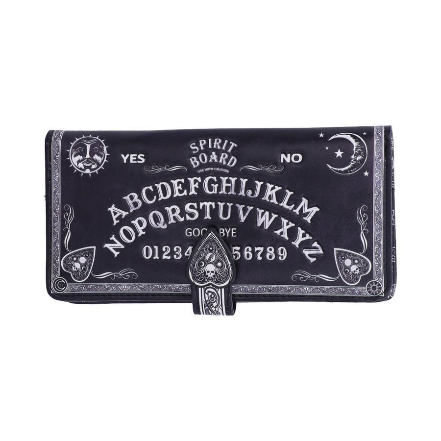 Nemesis Now Spirit Board Embossed Purse Ouija Wallet Black 18.5cm B4106M8