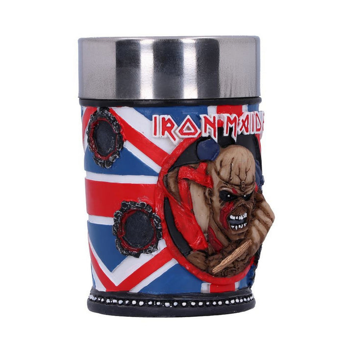 Iron Maiden Eddie The Trooper Shot Glass Officially Licensed Merchandise B4126M8