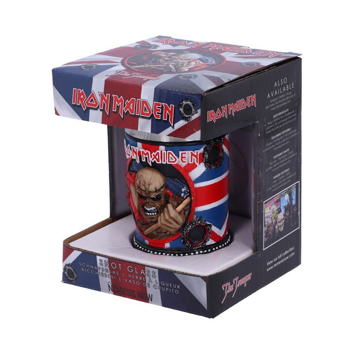 Iron Maiden Eddie The Trooper Shot Glass Officially Licensed Merchandise B4126M8